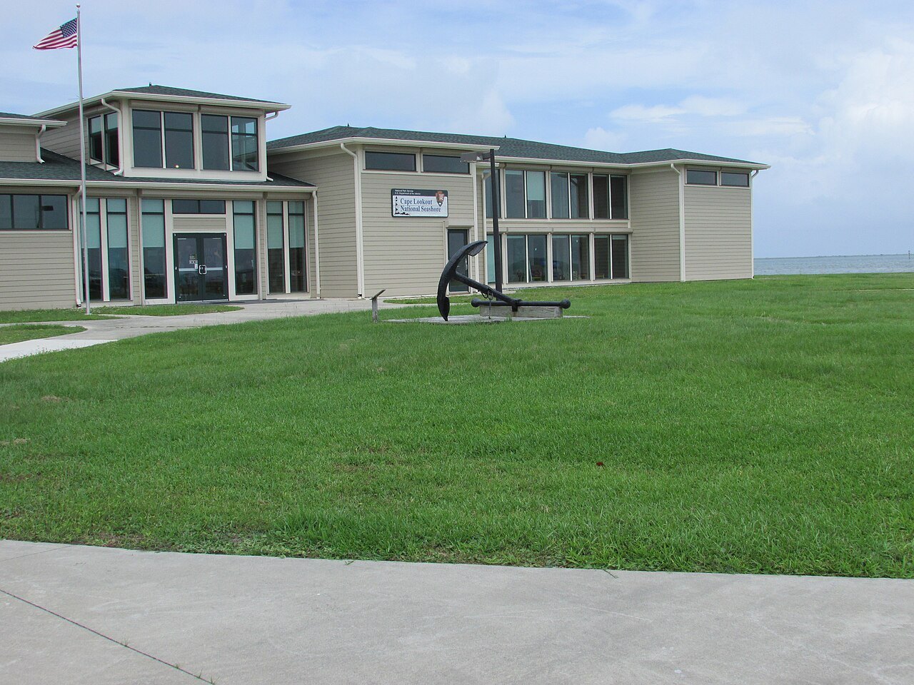 The Cape Lookout National Seashore visitor center on Harkers Island.