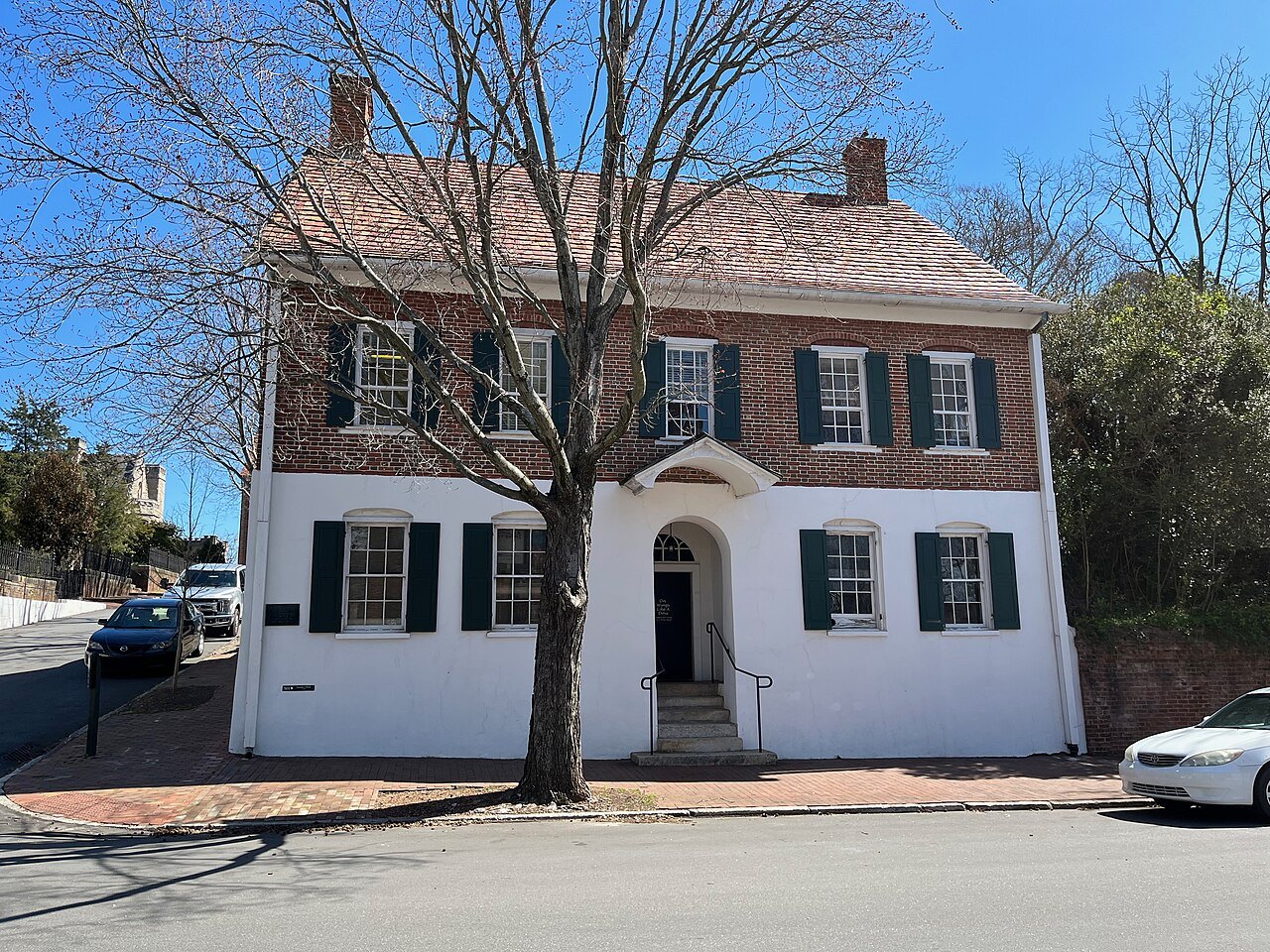 The brick Vorsteher's House in Old Salem.